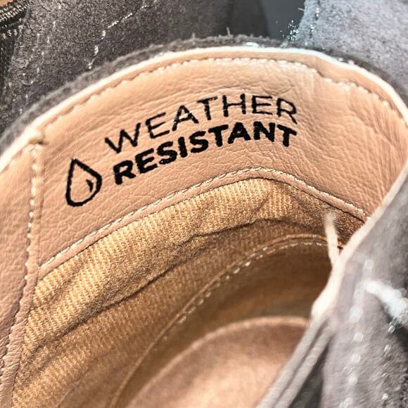 Vionic Paloma Weather Resistant Suede Wedge Beige Booties Size 9 - Picture 7 of 9